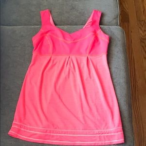 lulemon workout run yoga top Sz 6 cinch waist